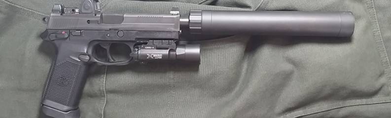 FN FNX 45 with AAC Tirant 45